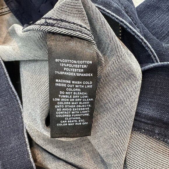 Lafayette 148 NYC Woman’s Mercer Bootcut Cropped Jeans Sz 12‎ Dark Wash Stretch - Picture 12 of 12